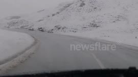 Freak Mountainous Snow Storm UK ~ Almost Trapped