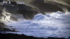 First Cornish storm of 2015