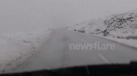Freak Mountainous Snow Storm UK ~ Almost Trapped