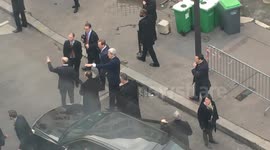 John Kerry visits the Charlie Hebdo HQ