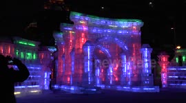 Ice Sculptures at Harbin's International Snow and Ice Festival