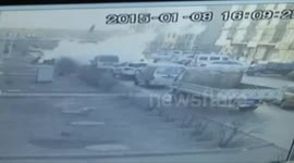 Sewer explosion flings 9-year-old boy 10 metres into air in china