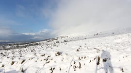 Beautiful Mountain Snow Landscape Scene - Benbradagh, N. Ireland - Jan 17th 2015