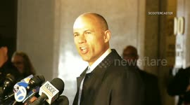 Attorney Michael Avenatti gives statement after being charged with trying to extort $20 mln from Nike