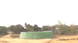 American bomb from the Vietnam War is detonated in Laos
