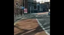 Cyclist In Bristol almost gets taken out by a car