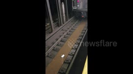 NYC metro tunnel flooded with brown liquid following water main break