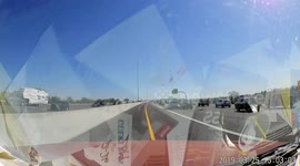 Watch this US driver’s unbelievable reaction time as he narrowly avoids overtaking car