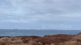 MS Viking Sky sailing Hustadvika again