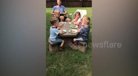Widow and widower who found love and blended their five-children family joke that their neighbors compare them to the BRADY BUNCH
