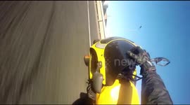 Suzuki GSRX crashed on A23 London.