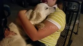 My daughter made a friend while visiting her grandparents in Mexico.
