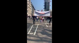 Brexit betrayal March central London
