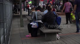 Venezuelans surviving in Bogota