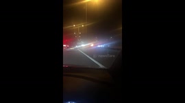 Car fire on the M25