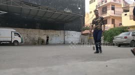 Timelapse of me and my friends playing cricket on a sunday afternoon