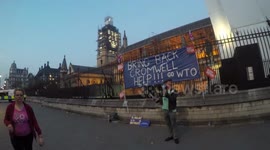 A March To Leave Protestors Reads Out An Inflammatory Historic Oliver Cromwell Speech