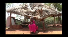 TRIBAL WOMAN FORCED TO USE TOILET AS HER HOUSE LAST ONE YEAR.