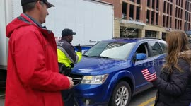 Road rage on a celebration to honor WW2 heroe Mayor General Maurice Rose