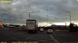 Dashcam close call