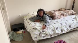 April Fool! US dad wakes daughter with earthquake prank