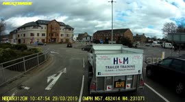 'Kamikaze' Inverness woman zooms around busy roundabout on mobility scooter