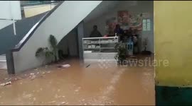 School closes temporarily for flooding in south Indonesia