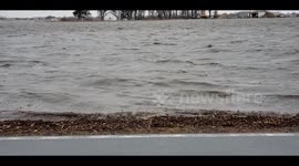2 hours ago this was a farmers corps in Valley Nebraska now flooded fields