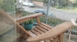 April showers! Sudden massive hail storm in UK's Bournemouth