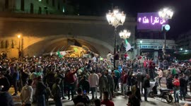 Algeria celebrating Bouteflika demission