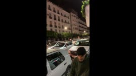 Bouteflika leaves his seat Algiers celebrating