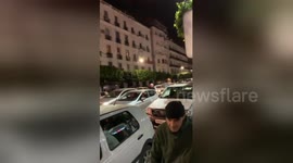 Newsflare Edit - Bouteflika leaves his seat Algiers celebrating