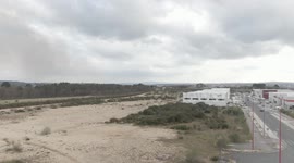 antiguo polvorin militar , se conservan las viejas garitas de vigilancia