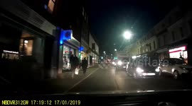 Car fails to stop at junction