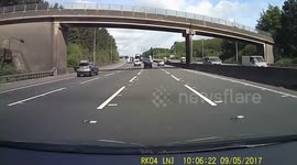 Dangerous driving on the m1
