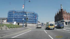 Driver blocks emergency response ambulance from passing while on blue light call