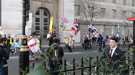 Brexit parade protest