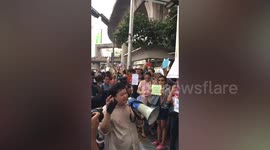Protesters gather in Bangkok amidst anger at country's elections