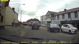 Red light jumper speeds through Welsh town