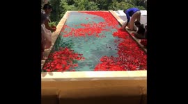 Stunning footage of the making of Flower Pool in Bali @villacellabella