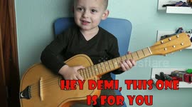Three-year-old asks 'girlfriend' Demi Lovato on a date