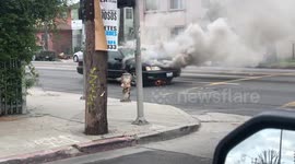Vehicle Up In Smoke in South Los Angeles 2