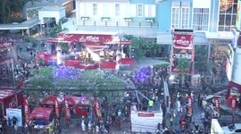 Big party for the Thai New Year, Songkran festival.