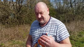 Scotsman shows off how Irn-Bru can 'improve' fuel efficiency on your engine