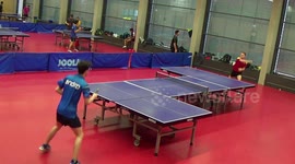 Tables tennis, anyone? German players create crazy Z-shaped playing surface