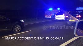 M4 J4 Accident 06th April 19