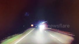 Foreign lorry driver illegal manoeuvre