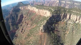 Helecopter ride over the grand caynon