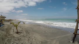 The beach outside the Riu Karamboa  Boa Vista