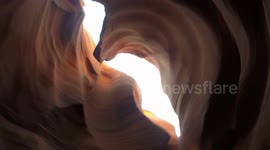Slot canyon b-roll footage, Arizona
